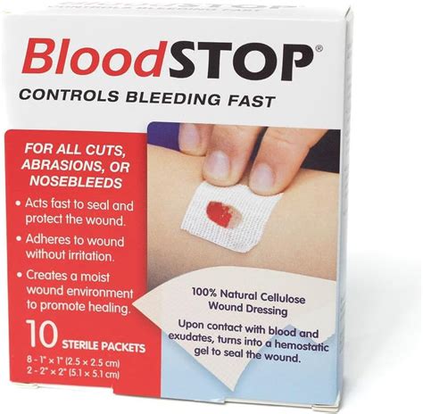 What Stops Bleeding Fast